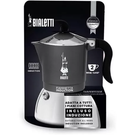 Bialetti KÁVÉFŐZŐ KOTYOGÓS 2 SZEMÉLYES INDUKCIÓS 7148 FIAMMETTA