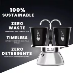   Bialetti KÁVÉFŐZŐ KOTYOGÓS 2 SZEMÉLYES SZETT 7310 MINI EXPRESS