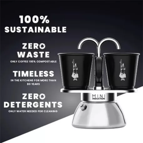 Bialetti KÁVÉFŐZŐ KOTYOGÓS 2 SZEMÉLYES SZETT 7310 MINI EXPRESS