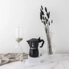   Bialetti KÁVÉFŐZŐ KOTYOGÓS 2 SZEMÉLYES 9071 BRIKKA NOIR EXCLUSIVE