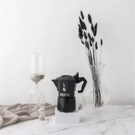 Bialetti KÁVÉFŐZŐ KOTYOGÓS 2 SZEMÉLYES 9071 BRIKKA NOIR EXCLUSIVE