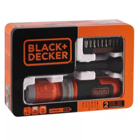 Black and Decker RÚDCSAVAROZÓ TÖLTŐKÁBELLEL DOBOZBAN BCF603C-QW