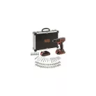 Black and Decker FÚRÓ/CSAVAROZÓ 2 AKKU + 80 TARTOZÉK + KOFFER BDCDC18BAFC-QW