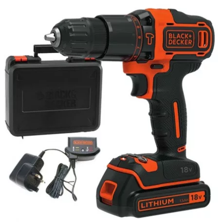 Black and Decker AKKUS ÜTVEFÚRÓ-CSAVAROZÓ BDCHD18K-QW