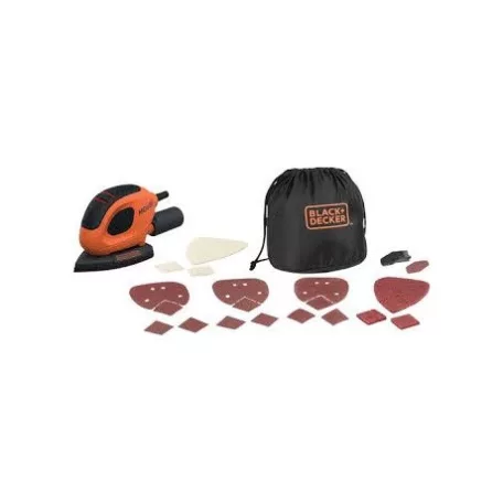 Black and Decker REZGŐCSISZOLÓ 15 DB TARTOZÉKKAL KISTÁSKÁBAN BEW230BC-QS