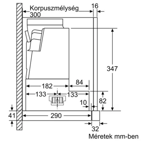 Bosch PÁRAELSZÍVÓ BEÉPÍTHETŐ DFS067K51