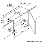 Bosch PÁRAELSZÍVÓ BEÉPÍTHETŐ DFS067K51