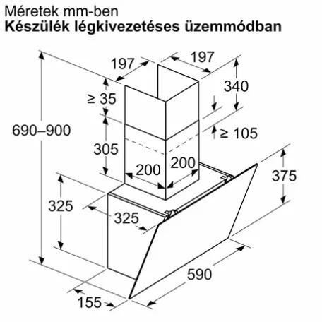 Bosch PÁRAELSZÍVÓ KÜRTŐS DWK65DK60