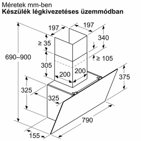 Bosch PÁRAELSZÍVÓ KÜRTŐS DWK85DK60