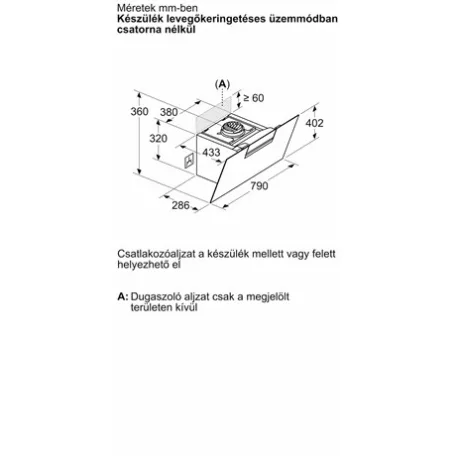 Bosch PÁRAELSZÍVÓ KÜRTŐS DWK87FN60
