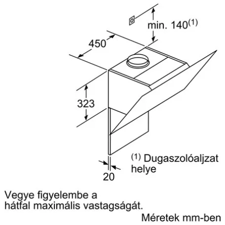 Bosch PÁRAELSZÍVÓ DÖNTÖTT DWK98PR60