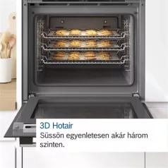   Bosch SÜTŐ ELEKTROMOS BEÉPÍTHETŐ GŐZ FUNKCIÓVAL HBG539EB0