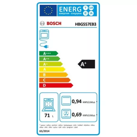 Bosch SÜTŐ BEÉPÍTHETŐ ELEKTROMOS HBG557EB3