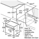 Bosch SÜTŐ BEÉPÍTHETŐ HBG7741W1