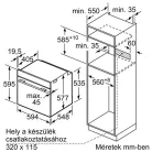 Bosch SÜTŐ BEÉPÍTHETŐ HBG7741W1