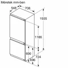 Bosch HŰTŐ ALULFAGYASZTÓS BEÉPÍTHETŐ KBN96VFE0
