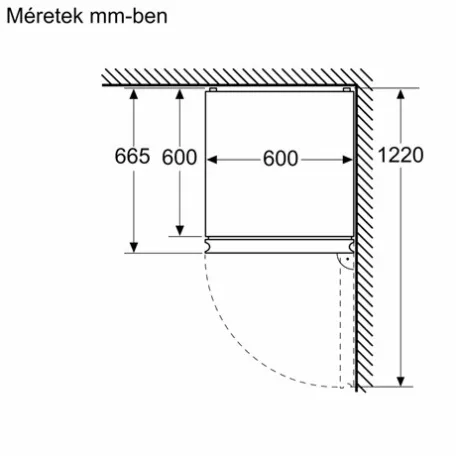 Bosch HŰTŐ ALULFAGYASZTÓS KGN392LAG