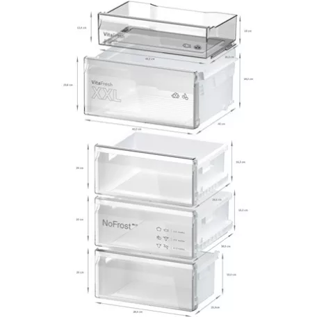 Bosch HŰTŐ ALULFAGYASZTÓS KGN39OCAF