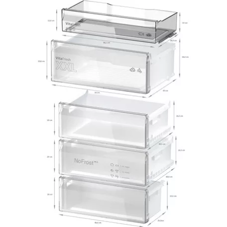 Bosch HŰTŐ ALULFAGYASZTÓS KGN49OCAF