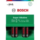 Bosch ELEM SUPER ALKLALINE AAA 4-BLISZTER LR03SA4B/00
