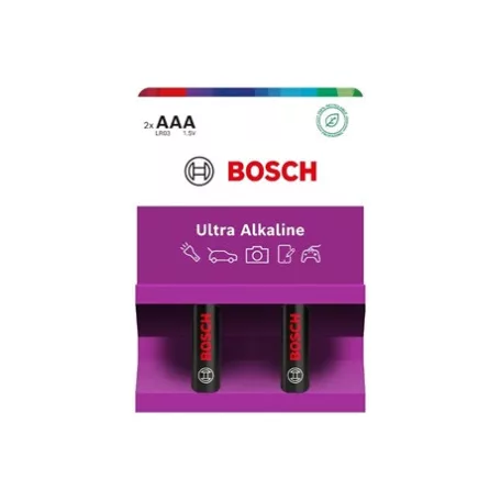 Bosch ELEM ULTRA ALKALINE AAA 2-BLISZTER LR03UA2B/00