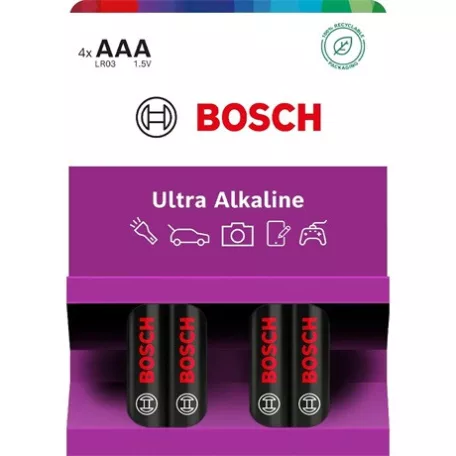 Bosch ELEM ULTRA ALKALINE AAA 4-BLISZTER LR03UA4B/00