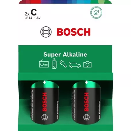 Bosch ELEM SUPER ALKALINE C 2-BLISZTER LR14SA2B/00