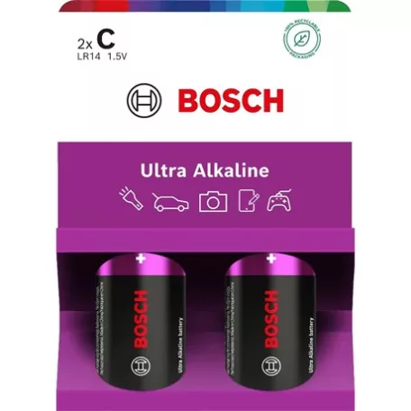 Bosch ELEM ULTRA ALKALINE C 2-BLISZTER LR14UA2B/00