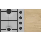 Bosch FŐZŐLAP BEÉPÍTHETŐ GÁZ PBP6B5K80H