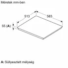 Bosch FŐZŐLAP BEÉPÍTHETŐ INDUKCIÓS PIF645HB1E