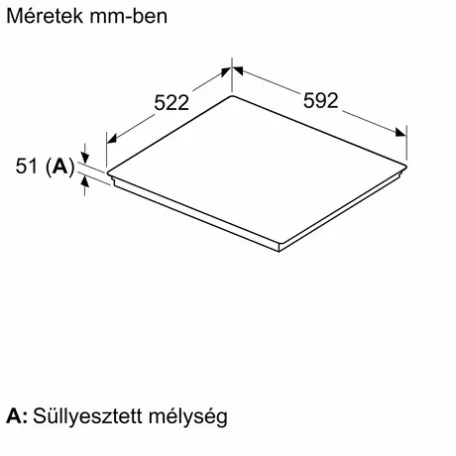 Bosch FŐZŐLAP BEÉPÍTHETŐ INDUKCIÓS PVS631HB1E