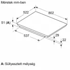 Bosch FŐZŐLAP BEÉPÍTHETŐ INDUKCIÓS 80 CM PVS831HC1E