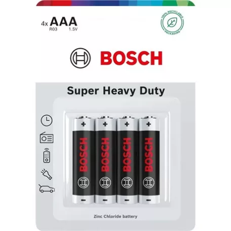 Bosch ELEM SUPER HEAVY DUTY AAA 4-BLISZTER R03SHD4B/00