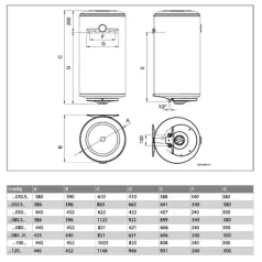 Bosch FORRÓVÍZTÁROLÓ TR1000T 120 HB