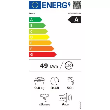 Bosch MOSÓGÉP ELÖLTÖLTŐS WGG244Z9BY