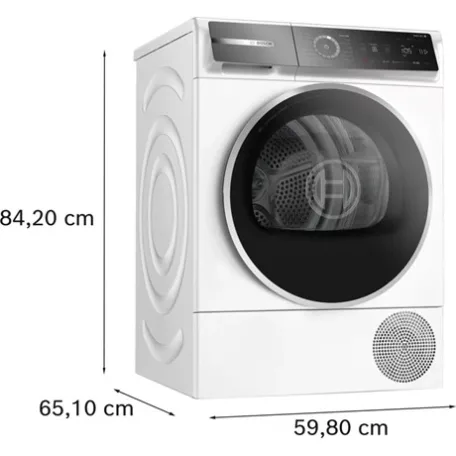Bosch SZÁRÍTÓGÉP HŐSZIVATTYÚS KONDENZÁCIÓS 9KG WQB246CNBY