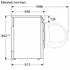 Bosch SZÁRÍTÓGÉP HŐSZIVATTYÚS KONDENZÁCIÓS 9KG WQG245DREU