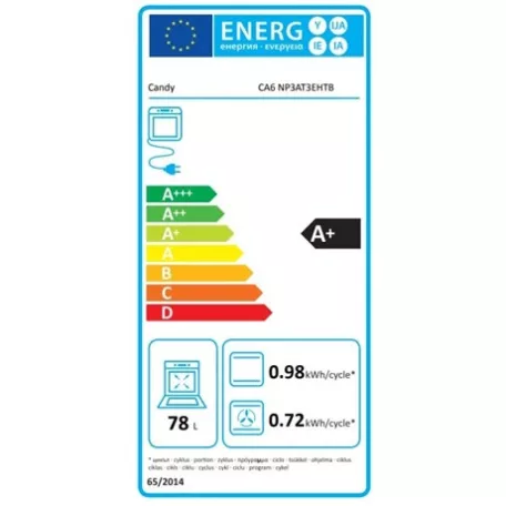 Candy SÜTŐ BEÉPÍTHETŐ ELEKTROMOS CA6 NP3AT3EHTB