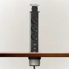 Delight REJTETT ELOSZTÓ 3-AS USB-VEL 20430BU