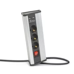   Delight SAROKELOSZTÓ KAPCSOLÓVAL 3 X 250V, 16A, 2 X USB 20483S