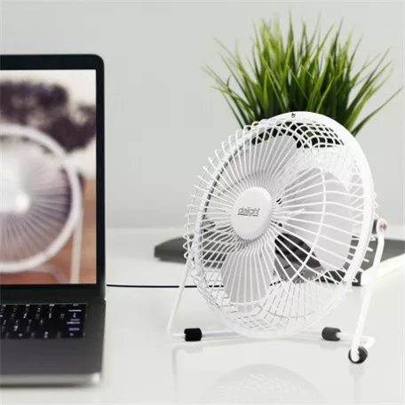Delight USB MINI VENTILÁTOR FEHÉR 18 CM 51110WH