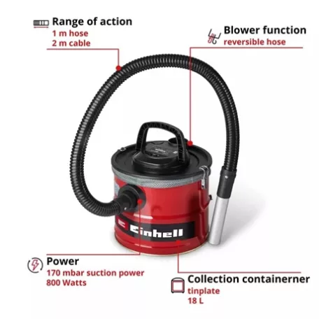 Einhell HAMUPORSZÍVÓ TC-AV 1830 D