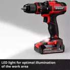 Einhell ÜTVEFÚRÓ CSAVAROZÓ AKKUS TE-CD 18/44 LI-I (1X2,5AH)