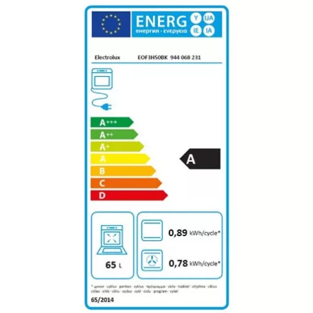 Electrolux SÜTŐ BEÉPÍTHETŐ EOF3H50BK