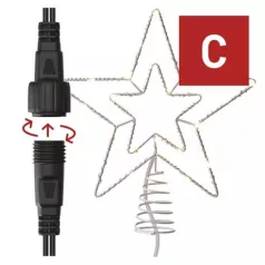 Emos CSILLAG CSÚCSDÍSZ 30LED D1ZW01