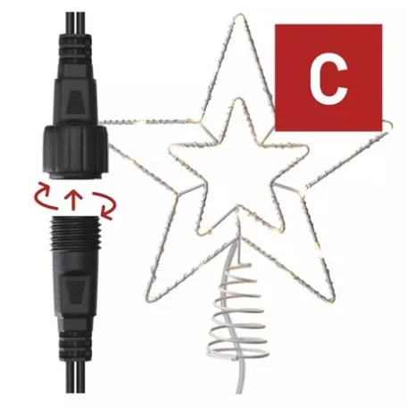 Emos CSILLAG CSÚCSDÍSZ 30LED D1ZW01