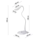 Emos LED ASZTALI LÁMPA DIMM. 180LM, FEHÉR Z7592W