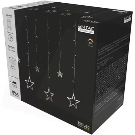 Entac KARÁCSONYI FÜGGÖNY FÉNY IP44 138 LED ECCL-138-SS-2X1