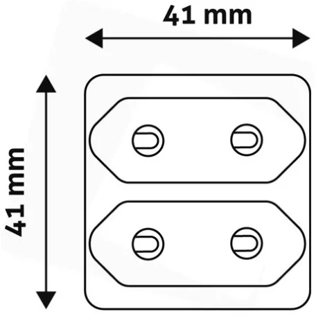 Entac HÁLÓZATI ADAPTER 2 ALJZAT (2 EURO) EPAG-2E