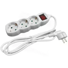   Entac ELOSZTÓ 3 FOGLALAT KAPCSOLÓVAL 3M 3G1,5 ESE1.5G3-3-SW